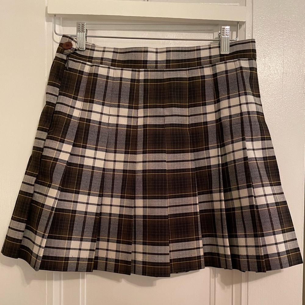 LOS ANGELES APPAREL plaid skirt